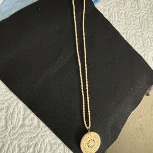 Faux Ivory Pendant Necklace